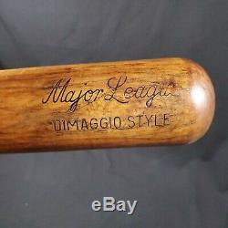 Vintage 1942 Burke Hanna No. 15 Major League DiMaggio Style Baseball Bat- Mint