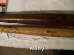 Vintage 1948 Cleveland Indians Memorabilia Sketch Book, Autographed Ball, 2 Bats