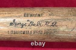 Vintage 1950-1964 Babe Ruth P43 Pro Stock Louisville Slugger Baseball Bat Early