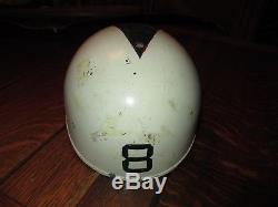 Vintage 1950's Fiberglass ABC American Baseball Cap Batting Helmet 7 3/4