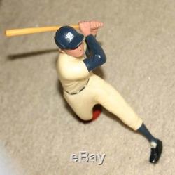 Vintage 1950's Hartland Baseball Statue Rocky Colavito With Bat Has Toe Plate