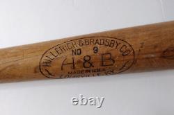 Vintage 1950's Hillerich & Bradsby BOBBY AVILA Wooden 35 Baseball Bat INDIANS