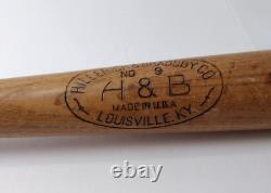 Vintage 1950's Hillerich & Bradsby BOBBY AVILA Wooden 35 Baseball Bat INDIANS