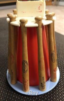 Vintage 1950's National League Baseball Bat Bank 8 Teams Brooklyn Dodgers