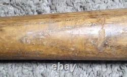 Vintage 1950s Adirondack 4100 Pro League Wood Baseball Bat 35 RARE (Gold Trim)