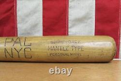 Vintage 1950s Adirondack Baseball Bat Mickey Mantle NYC Police Ath. League 34