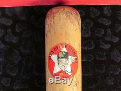 Vintage 1950s Adirondack Wood Baseball Bat Al Dark Decal Model 31 NY Giants