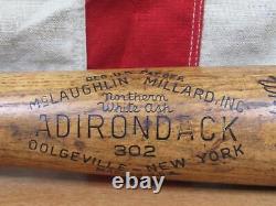 Vintage 1950s Adirondack Wood Baseball Bat Jackie Robinson Type Liginized 33
