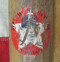 Vintage 1950s Adirondack Wood Decal Baseball Bat HOF Gil Hodges 282J 32 Dodgers Vintage 1950s Adirondack Wood Decal Baseball Bat HOF Gil Hodges 282J 32 Dodgers