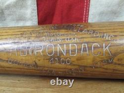 Vintage 1950s Adirondack Wood'Pro League' Baseball Bat No. 4100 Model 33 Nice Vintage 1950s Adirondack Wood'Pro League' Baseball Bat No. 4100 Model 33 Nice