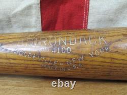 Vintage 1950s Adirondack Wood'Pro League' Baseball Bat No. 4100 Model 33 Nice Vintage 1950s Adirondack Wood'Pro League' Baseball Bat No. 4100 Model 33 Nice