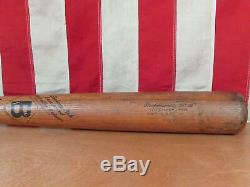 Vintage 1950s Bancroft 500 Wood Baseball Bat Hickory Ash Ted Williams Type 35