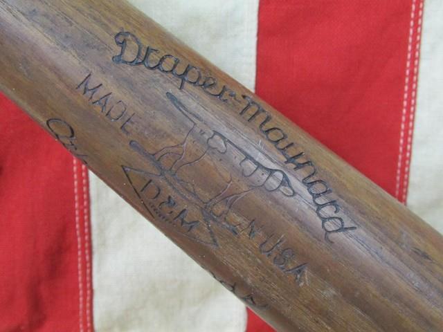 Vintage 1950s Draper Maynard D&m Wood Baseball Bat Hof Yogi Berra Model 33 Ds44