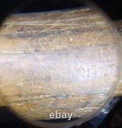 Vintage 1950s H&B 125 T 33 Louisville Softball Baseball Bat ENGRAVED KNOB Rare