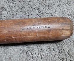 Vintage 1950s HOF Babe Ruth H&B NO. 9 Leader Baseball Bat Red Sox Yankees Braves