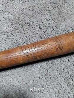 Vintage 1950s HOF Ed Mathews Wilson A1360 Big Leaguer Wood Baseball Bat