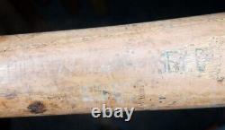 Vintage 1950s HOF Hank Greenberg H&B 125S Powerized Louisville Baseball Bat