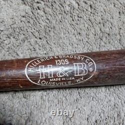 Vintage 1950s HOF Jackie Robinson H&B 130S Safe Hit Two-Tone Baseball Bat Rare