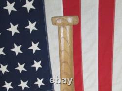 Vintage 1950s Handcrafted Wood Baseball Bat'JRS' Hand Turned 34 Great Shape Vintage 1950s Handcrafted Wood Baseball Bat'JRS' Hand Turned 34 Great Shape
