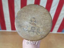 Vintage 1950s Handcrafted Wood Baseball Bat'JRS' Hand Turned 34 Great Shape Vintage 1950s Handcrafted Wood Baseball Bat'JRS' Hand Turned 34 Great Shape