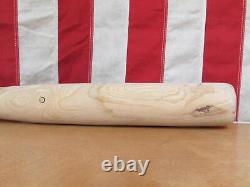 Vintage 1950s Handcrafted Wood Baseball Bat Turned Oak 31 Folk Art'The Slump