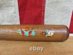 Vintage 1950s Hanna Batrite Wood Baseball Mini Bat St. Louis Cardinals Browns 18