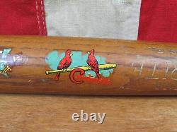 Vintage 1950s Hanna Batrite Wood Baseball Mini Bat St. Louis Cardinals Browns 18