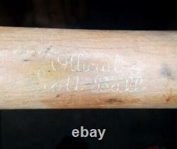 Vintage 1950s Hanna No. LDS Official SoftBall Baseball Bat (Original Silver Trim)