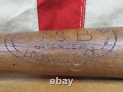 Vintage 1950s Hillerich & Bradsby Co. Wood Leader Baseball Bat Dale Mitchell 34