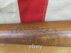 Vintage 1950s Hillerich & Bradsby Co. Wood Leaguer Baseball Bat Mickey Mantle 32