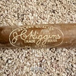 Vintage 1950s JC Higgins No 1716 Hickory Wood Official Softball Bat