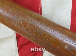 Vintage 1950s King Pro Wood Leader Baseball Bat HOF Nelson Nellie Fox 33 No. 33B