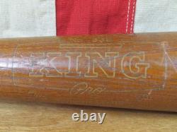 Vintage 1950s King Pro Wood Leader Baseball Bat HOF Nelson Nellie Fox 33 No. 33B
