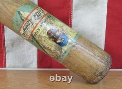 Vintage 1950s Louisville Slugger Baseball Bat Decal HOF Jackie Robinson 125J 32
