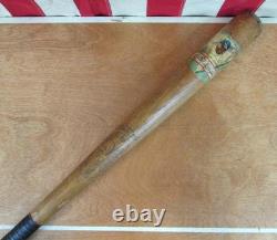 Vintage 1950s Louisville Slugger Baseball Bat Decal HOF Jackie Robinson 125J 32