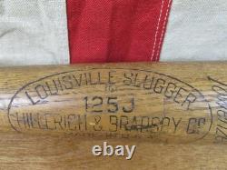 Vintage 1950s Louisville Slugger Baseball Bat Decal HOF Jackie Robinson 125J 32
