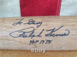 Vintage 1950s Louisville Slugger Baseball Bat Decal HOF Ralph Kiner Signed 32 Vintage 1950s Louisville Slugger Baseball Bat Decal HOF Ralph Kiner Signed 32