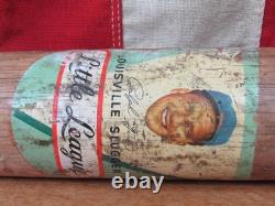 Vintage 1950s Louisville Slugger Baseball Bat Decal HOF Ralph Kiner Signed 32 Vintage 1950s Louisville Slugger Baseball Bat Decal HOF Ralph Kiner Signed 32