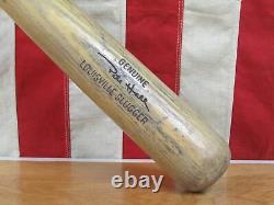 Vintage 1950s Louisville Slugger H&B Wood Baseball Bat Pete Hall Signature 35
