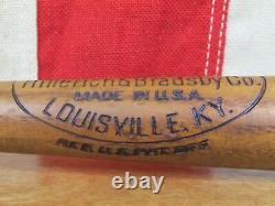 Vintage 1950s Louisville Slugger H&B Wood Baseball Mini Bat Dick Kryhoski 16