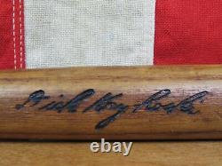 Vintage 1950s Louisville Slugger H&B Wood Baseball Mini Bat Dick Kryhoski 16