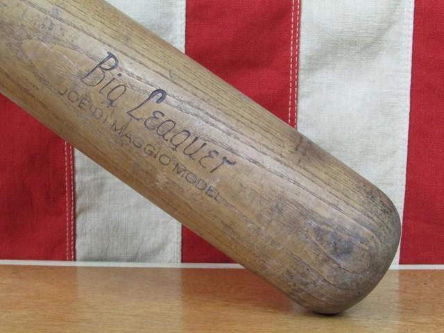 Vintage 1950s Marathon Wood Baseball Bat Hof Joe Dimaggio No. 4029 Ny Yankees 35
