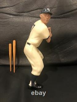 Vintage 1950s Mickey Mantle Heartland Baseball statue with bats no box