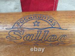 Vintage 1950s Sallee Bros. Wood Baseball Bat No. BB 35 Pocahontas, Arkansas