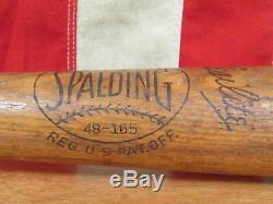 Vintage 1950s Spalding Wood Baseball Bat Ted Kluszewski Special Model 33 48-165
