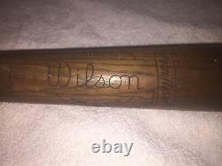 Vintage 1950s Wilson Wood Baseball Bat Ted Williams Big Leaguer Model 35