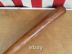 Vintage 1960s 4 Bagger Wood Baseball Bat Double Stamp HOF Ted Williams Style 35