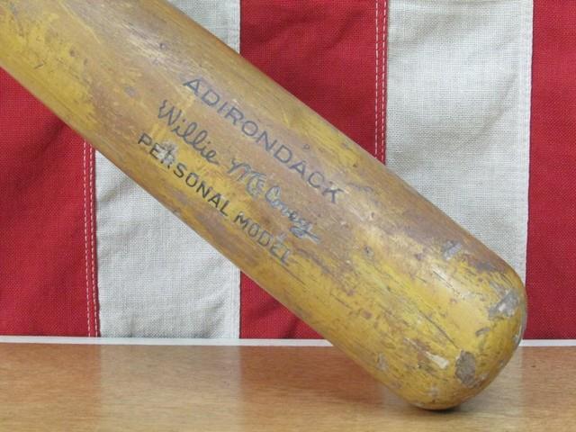 Vintage 1960s Adirondack Wood Baseball Bat Hof Willie Mccovey Personal Model 32