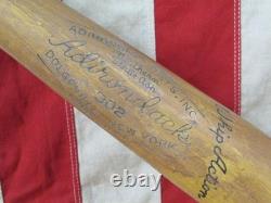 Vintage 1960s Adirondack Wood Baseball Bat HOF Willie McCovey Personal Model 32