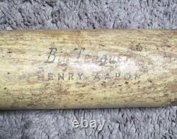 Vintage 1960s HOF Henry Aaron Wilson A1360 Rare 33 Big Leaguer Baseball Bat